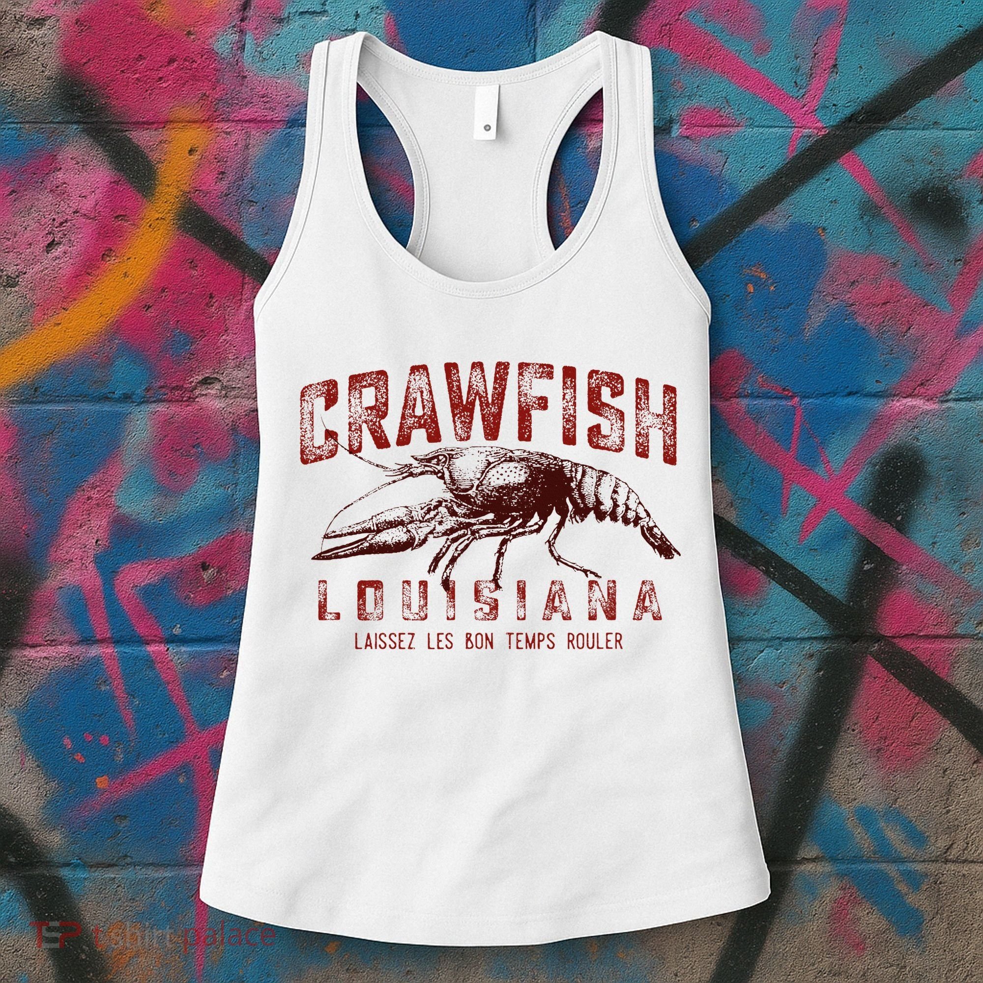 Louisiana Crawfish Laissez Les Bon Temps Rouler Women's Tank Top