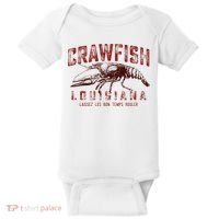 Louisiana Crawfish Laissez Les Bon Temps Rouler Baby Bodysuit thumb 0