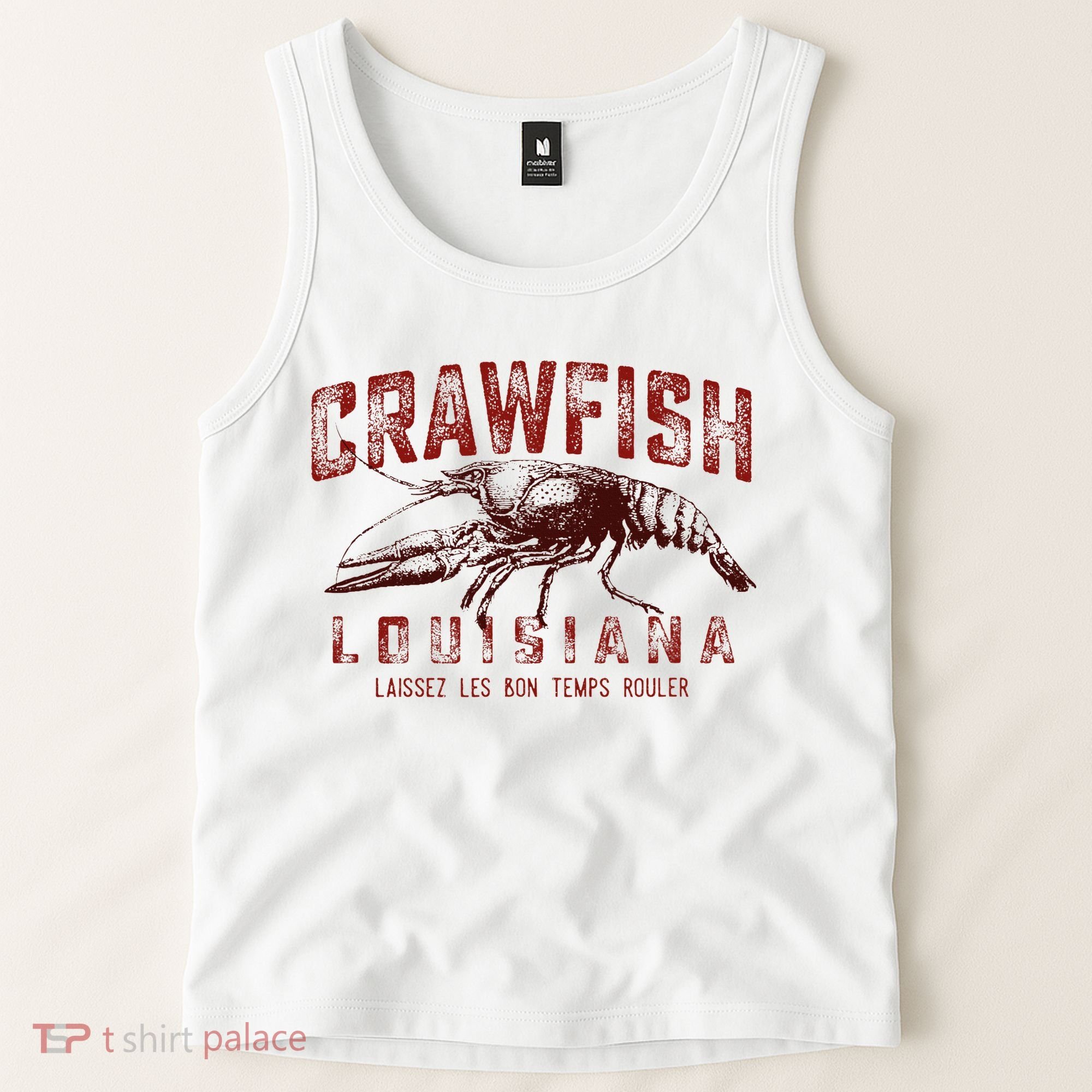Louisiana Crawfish Laissez Les Bon Temps Rouler Tank Top