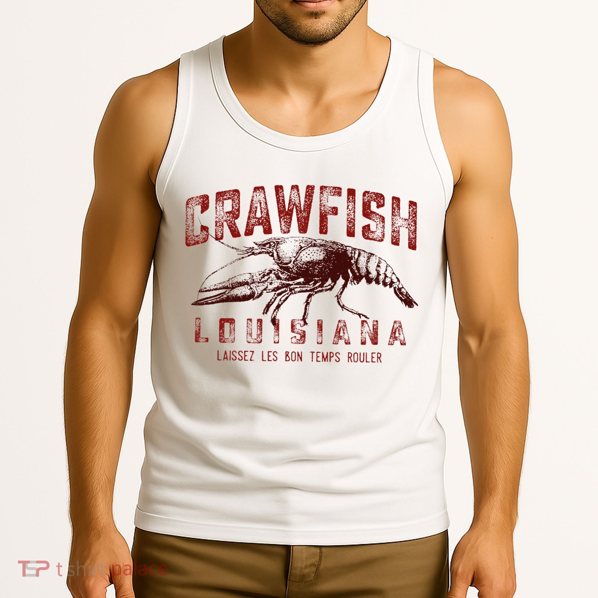 Louisiana Crawfish Laissez Les Bon Temps Rouler Tank Top