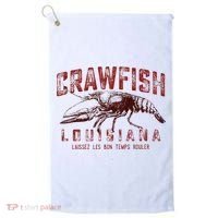 Louisiana Crawfish Laissez Les Bon Temps Rouler Golf Towel thumb 0