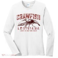 Louisiana Crawfish Laissez Les Bon Temps Rouler Women's Long Sleeve Shirt thumb 0