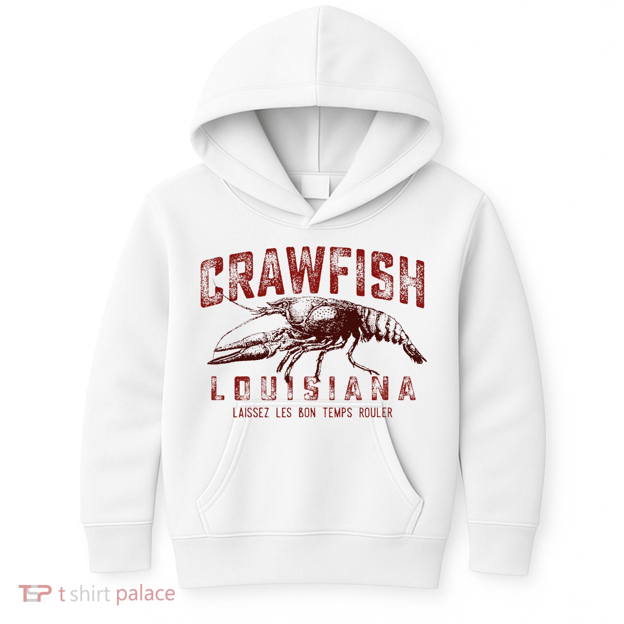 Louisiana Crawfish Laissez Les Bon Temps Rouler Kids Hoodie