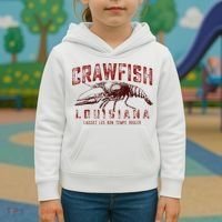 Louisiana Crawfish Laissez Les Bon Temps Rouler Kids Hoodie thumb 3