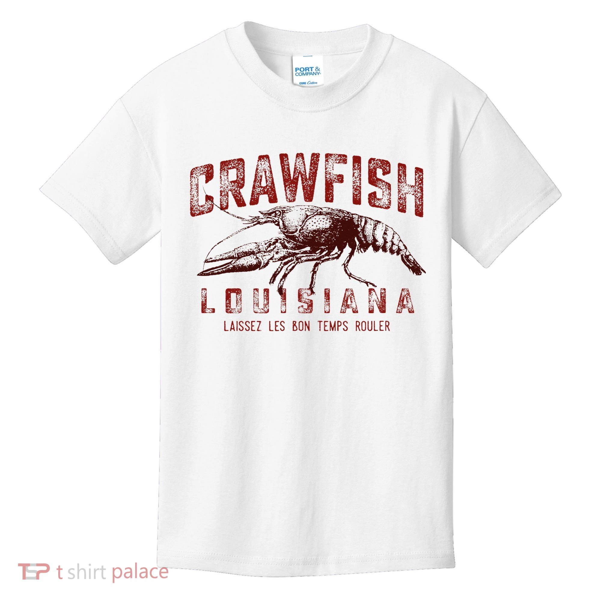 Louisiana Crawfish Laissez Les Bon Temps Rouler Kids T-Shirt