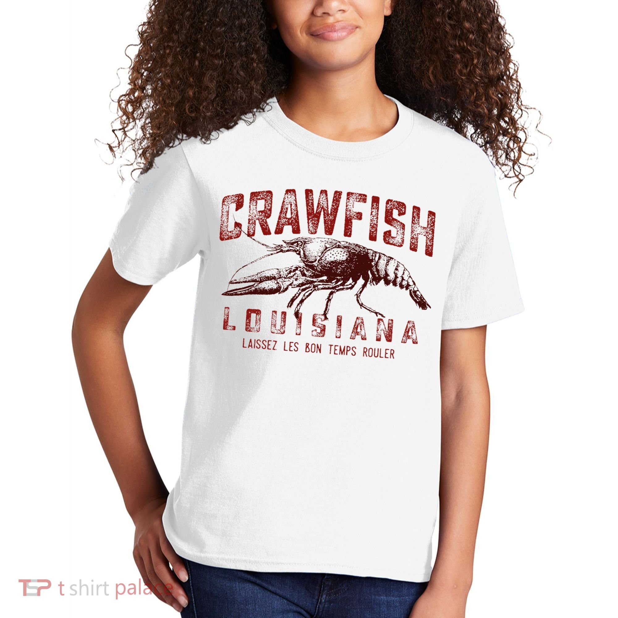 Louisiana Crawfish Laissez Les Bon Temps Rouler Kids T-Shirt