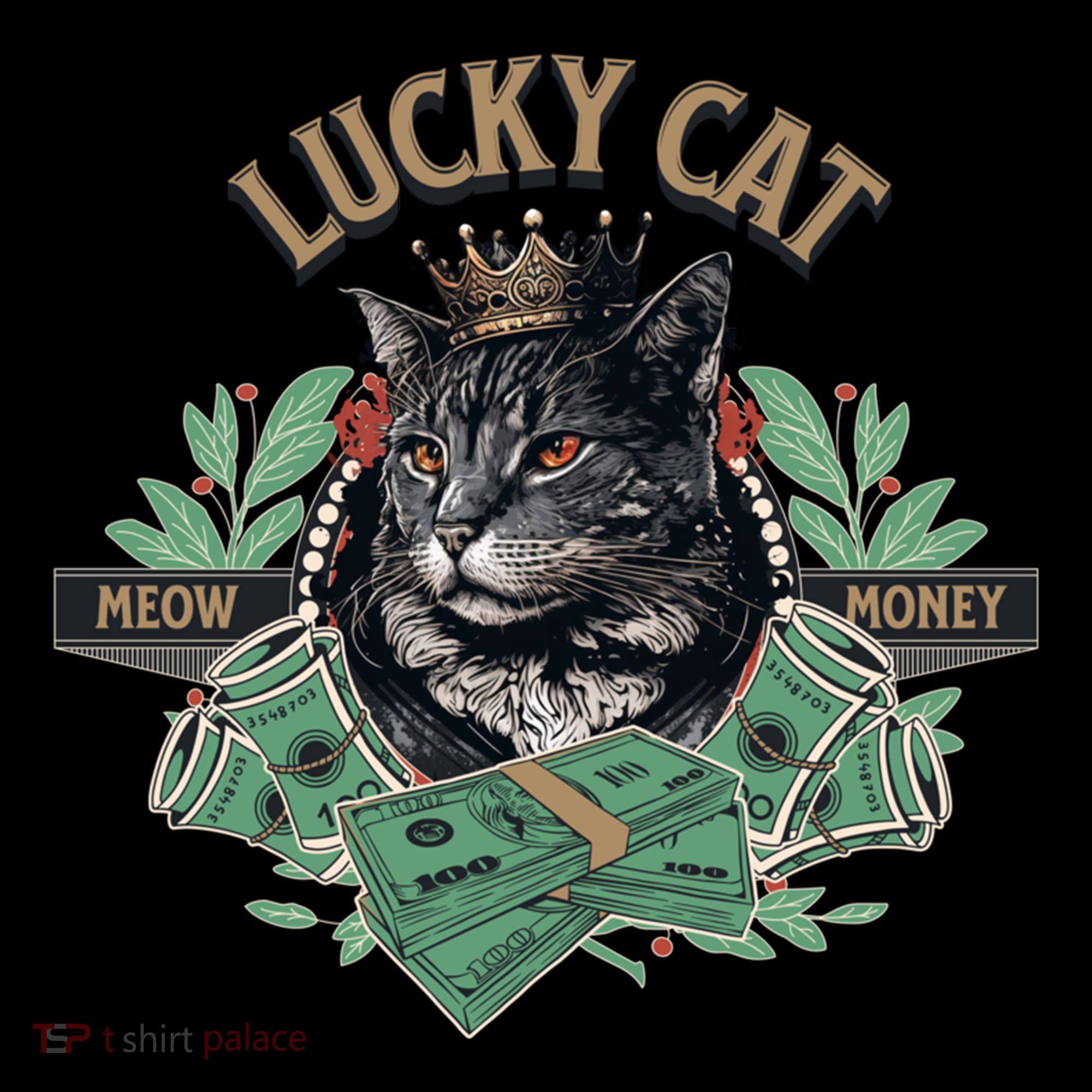 Lucky Cat Meow Money Cat Lovers Gift Coffee Mug