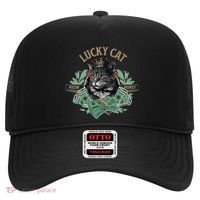 Lucky Cat Meow Money Cat Lovers Gift Hat thumb 0
