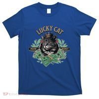Lucky Cat Meow Money Cat Lovers Gift T-Shirt thumb 0