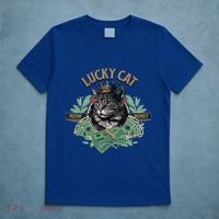 Lucky Cat Meow Money Cat Lovers Gift T-Shirt thumb 5