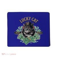 Lucky Cat Meow Money Cat Lovers Gift Mousepad thumb 0