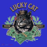 Lucky Cat Meow Money Cat Lovers Gift Mousepad thumb 1