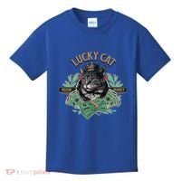 Lucky Cat Meow Money Cat Lovers Gift Kids T-Shirt thumb 0