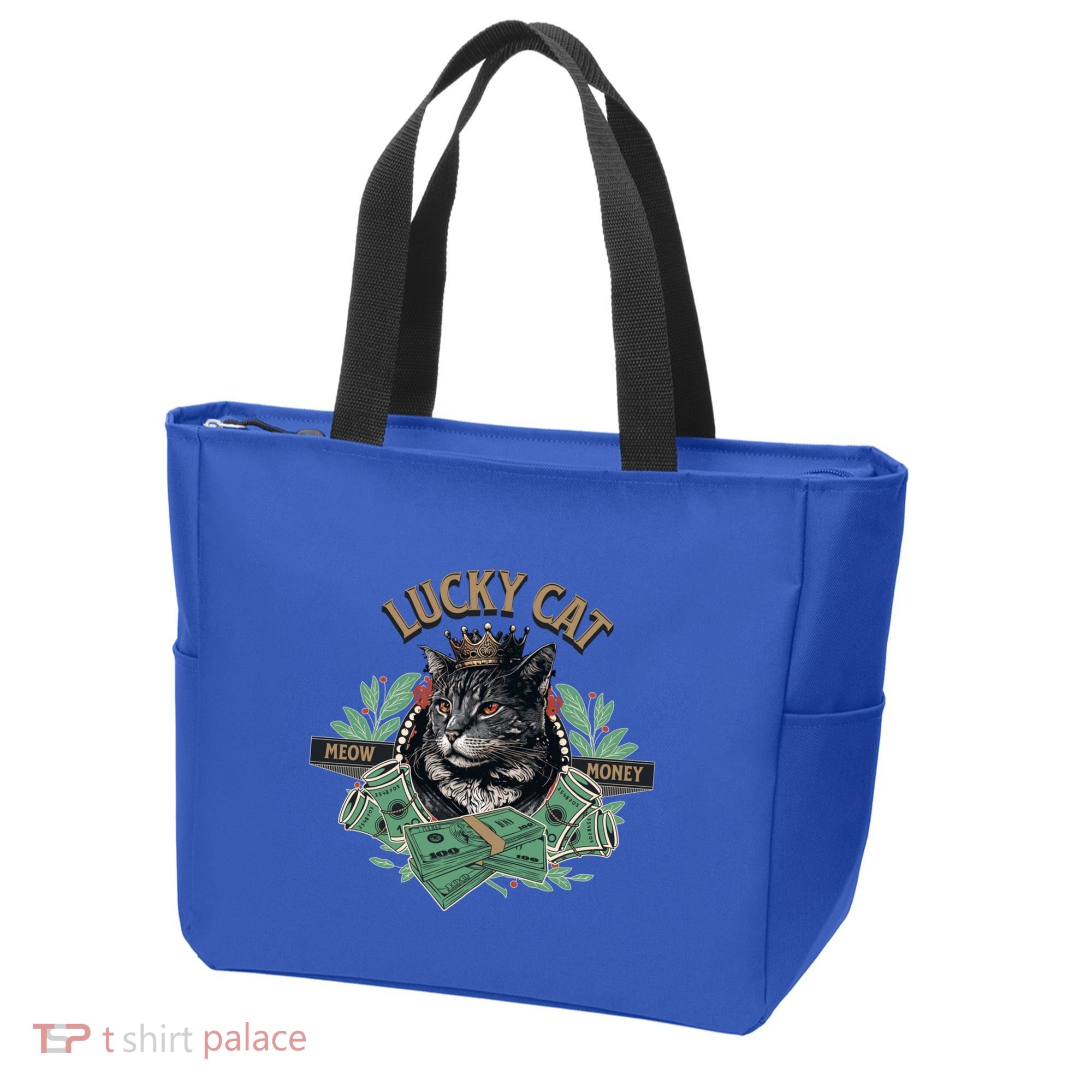 Lucky Cat Meow Money Cat Lovers Gift Tote Bag