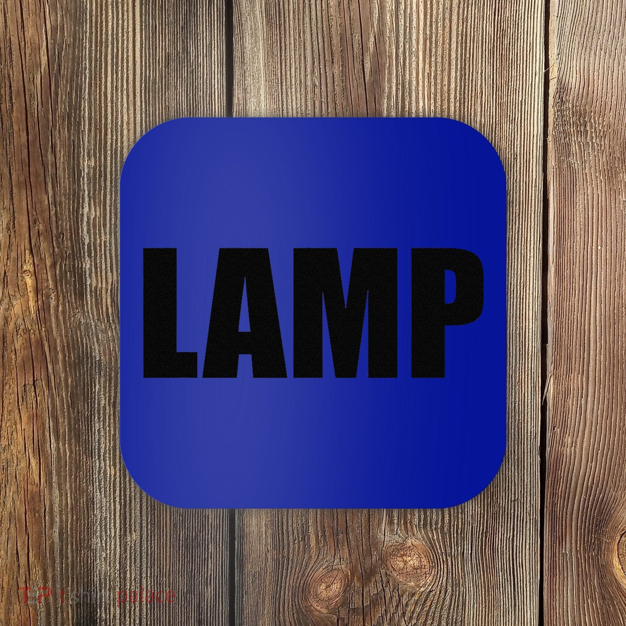 Lamp Costume Moth Meme Couple Fun Halloween Party Coaster