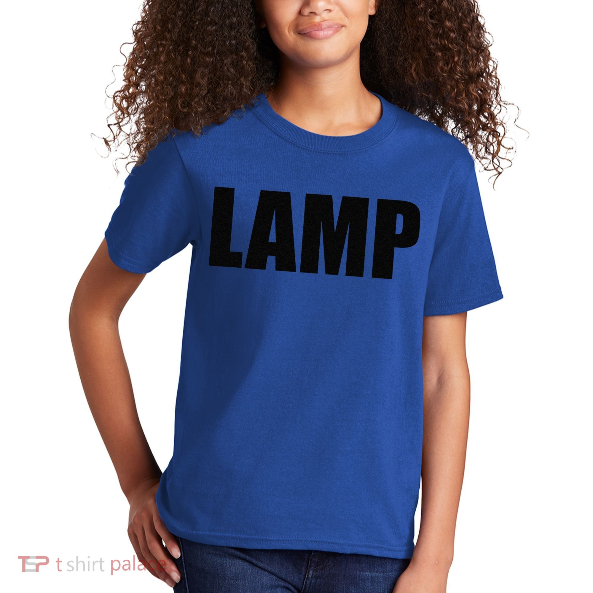 Lamp Costume Moth Meme Couple Fun Halloween Party Kids T-Shirt