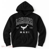 Lahaina Collegiate Maui Hawaii Strong Letterman Hoodie thumb 0