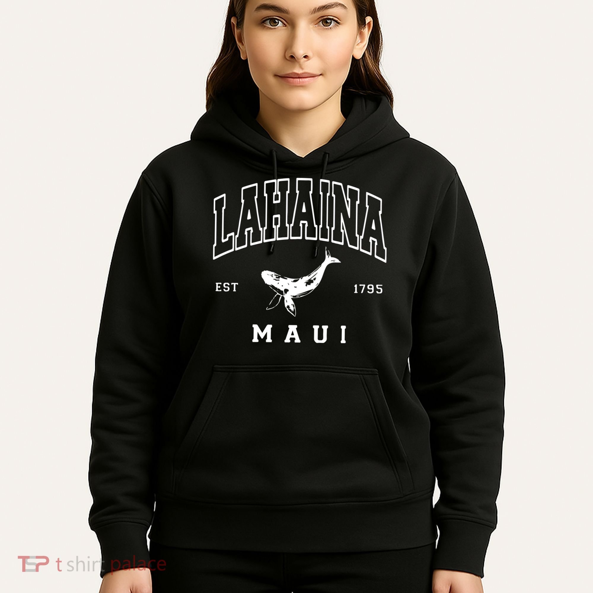 Lahaina Collegiate Maui Hawaii Strong Letterman Hoodie