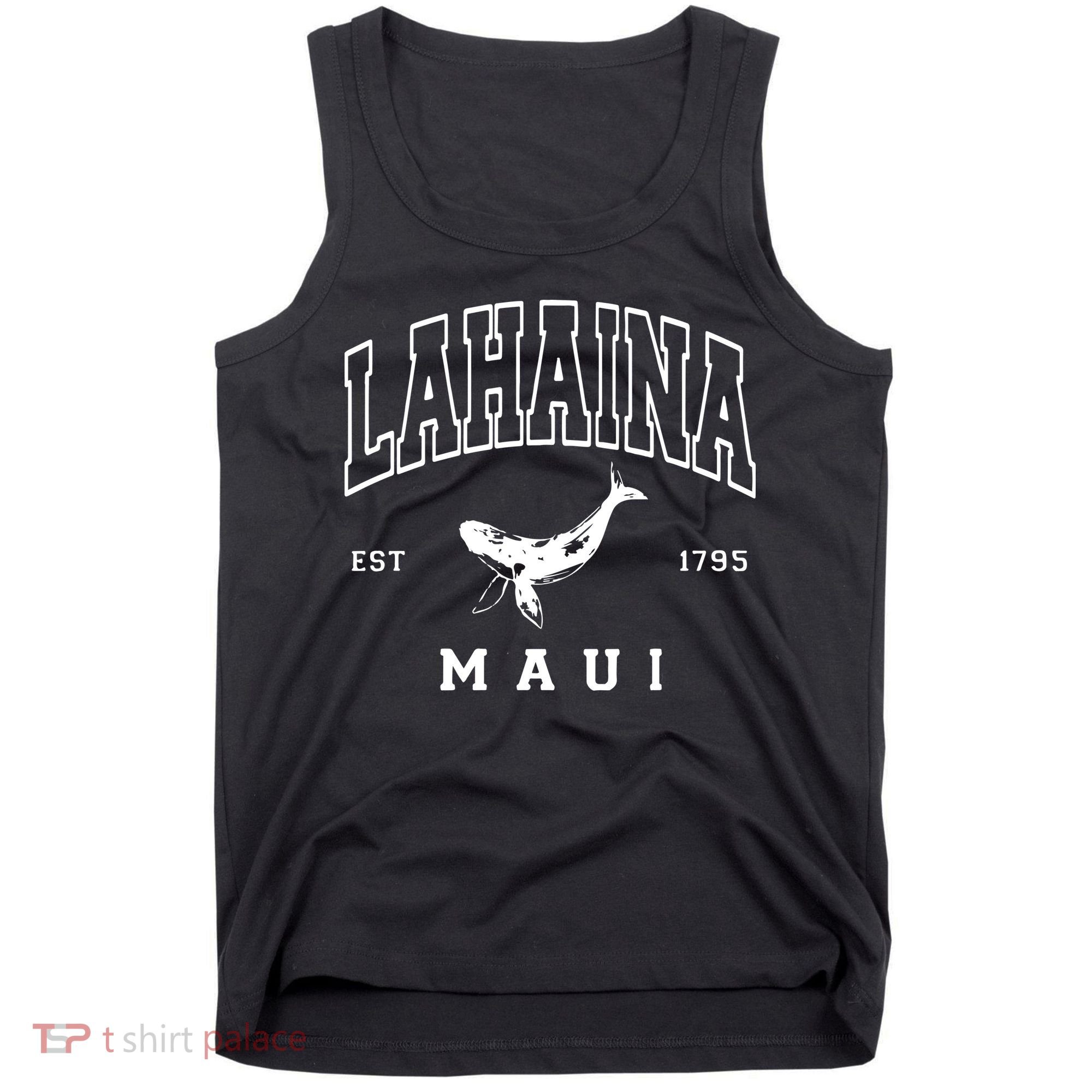Lahaina Collegiate Maui Hawaii Strong Letterman Tank Top