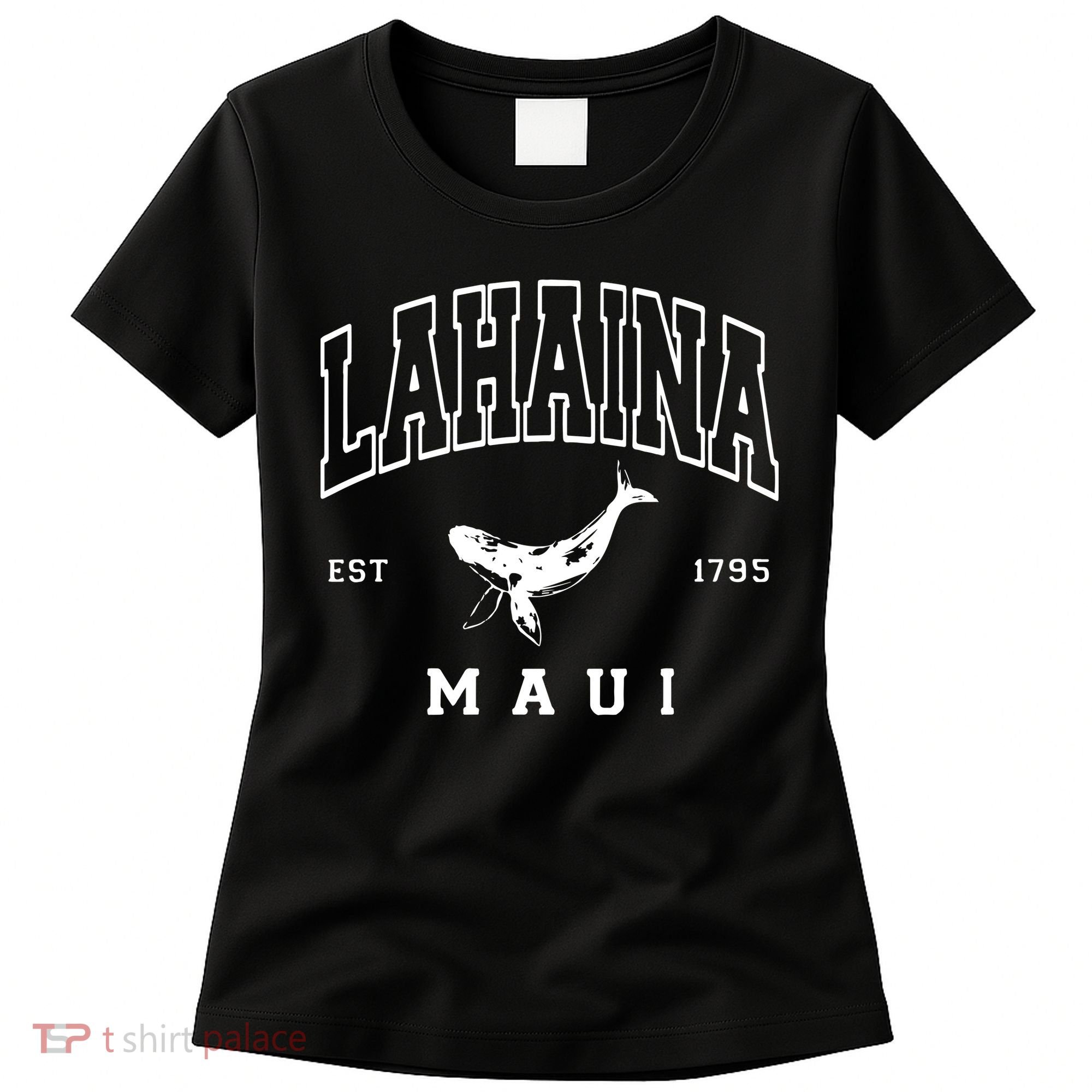 Lahaina Collegiate Maui Hawaii Strong Letterman Women's T-Shirt