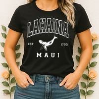 Lahaina Collegiate Maui Hawaii Strong Letterman Women's T-Shirt thumb 2