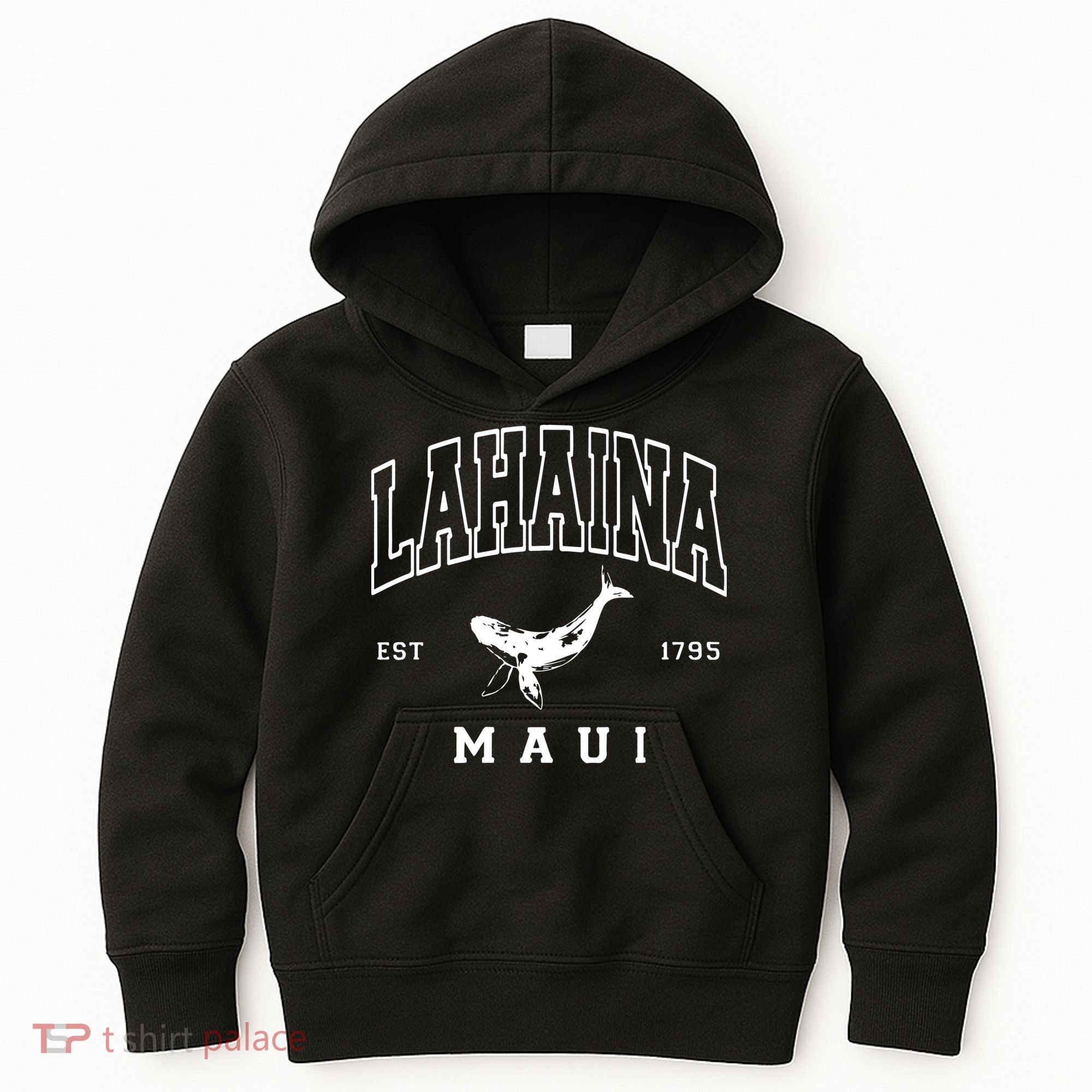 Lahaina Collegiate Maui Hawaii Strong Letterman Kids Hoodie