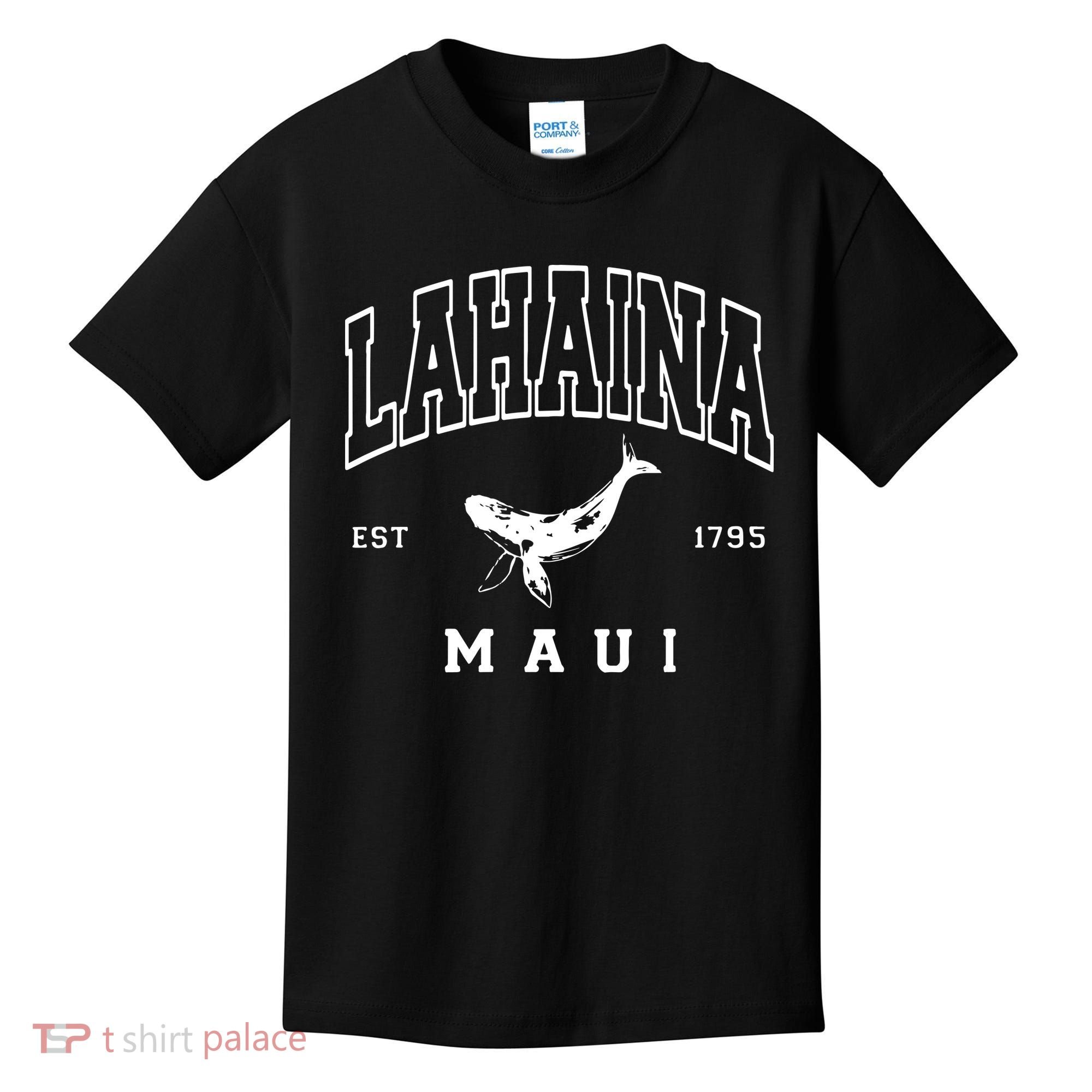 Lahaina Collegiate Maui Hawaii Strong Letterman Kids T-Shirt