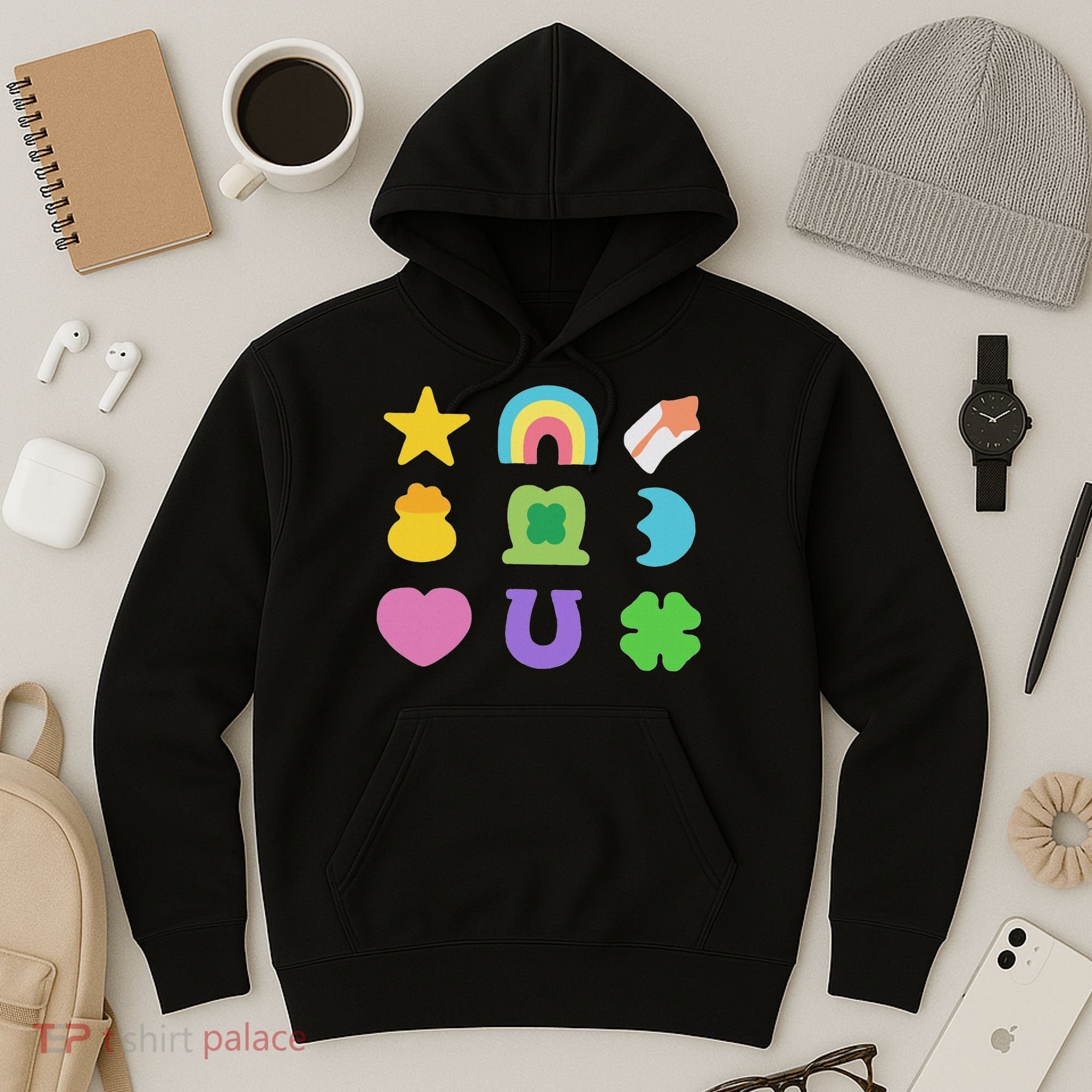 Lucky Cereal Marshmallow Shapes Magically Charms Delicious Hoodie