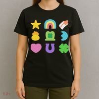 Lucky Cereal Marshmallow Shapes Magically Charms Delicious T-Shirt thumb 4