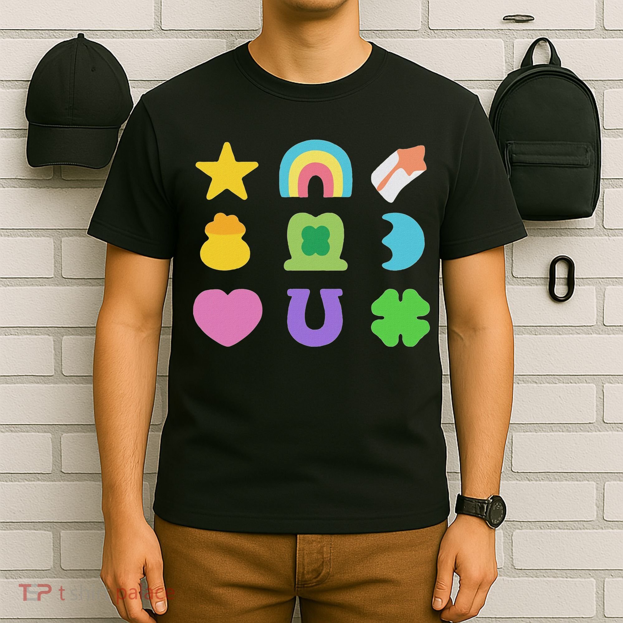 Lucky Cereal Marshmallow Shapes Magically Charms Delicious T-Shirt