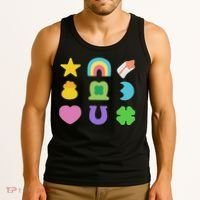 Lucky Cereal Marshmallow Shapes Magically Charms Delicious Tank Top thumb 3