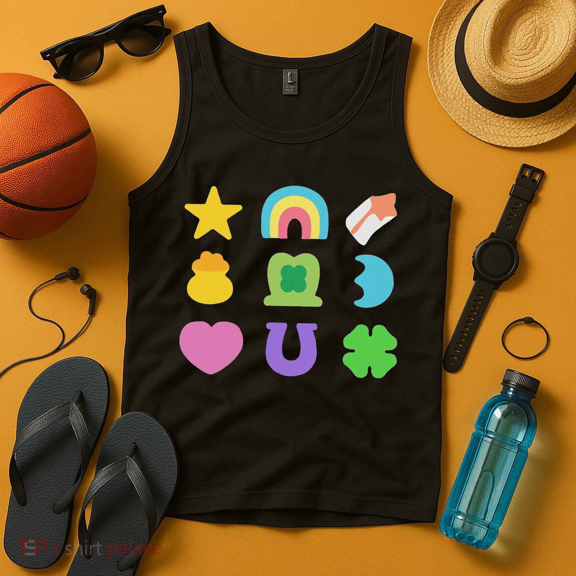 Lucky Cereal Marshmallow Shapes Magically Charms Delicious Tank Top