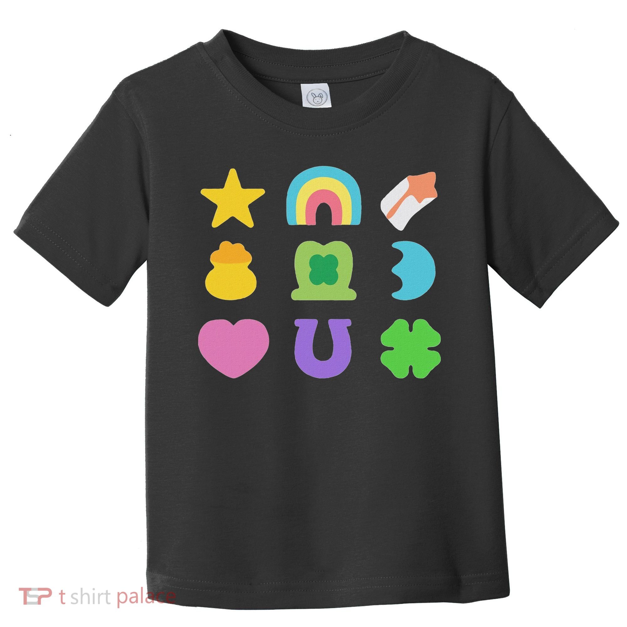 Lucky Cereal Marshmallow Shapes Magically Charms Delicious Toddler T-Shirt