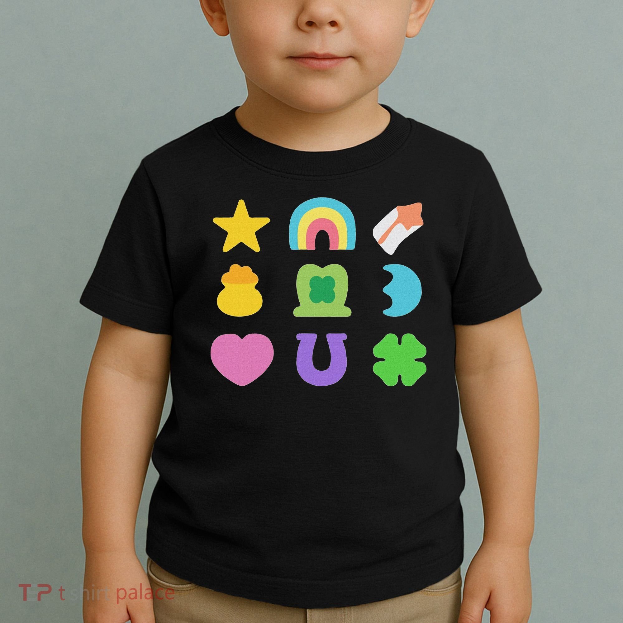 Lucky Cereal Marshmallow Shapes Magically Charms Delicious Toddler T-Shirt
