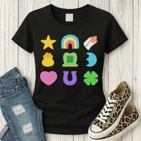 Lucky Cereal Marshmallow Shapes Magically Charms Delicious Women's T-Shirt thumb 3