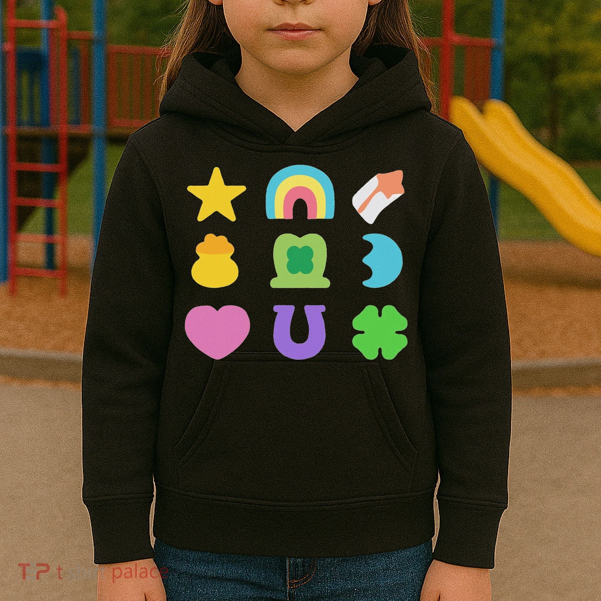 Lucky Cereal Marshmallow Shapes Magically Charms Delicious Kids Hoodie