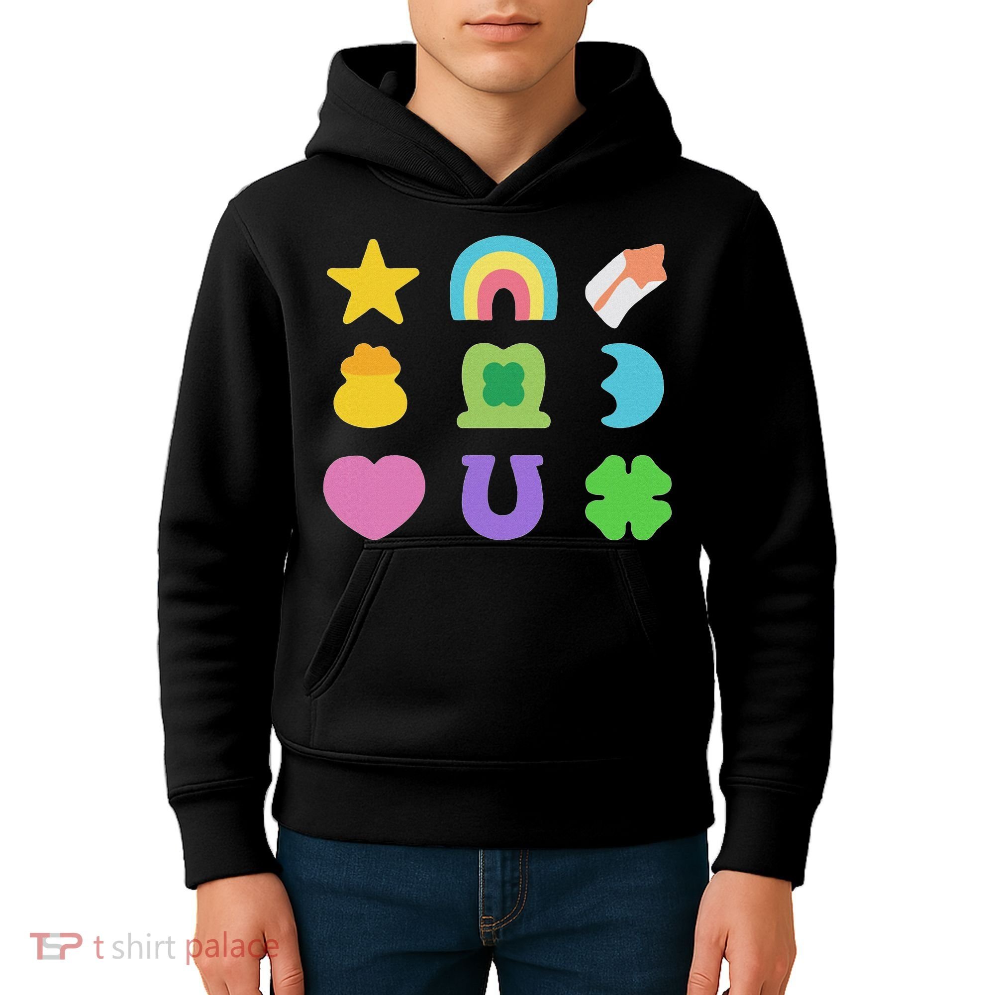 Lucky Cereal Marshmallow Shapes Magically Charms Delicious Kids Hoodie