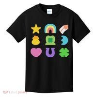 Lucky Cereal Marshmallow Shapes Magically Charms Delicious Kids T-Shirt thumb 0