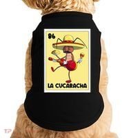 La Cucaracha Mexican Bingo Card Cockroach With Taco & Beer Doggie Tank thumb 0