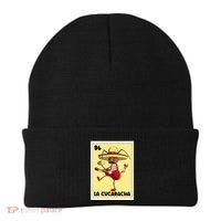 La Cucaracha Mexican Bingo Card Cockroach With Taco & Beer Beanie thumb 0