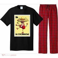 La Cucaracha Mexican Bingo Card Cockroach With Taco & Beer Pajama Set thumb 0