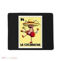 La Cucaracha Mexican Bingo Card Cockroach With Taco & Beer Mousepad thumb 0