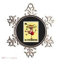 La Cucaracha Mexican Bingo Card Cockroach With Taco & Beer Ornament thumb 0