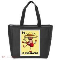 La Cucaracha Mexican Bingo Card Cockroach With Taco & Beer Tote Bag thumb 0