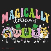 Lucky Cereal Marshmallow Shapes Magically Charms Delicious Golf Towel thumb 3