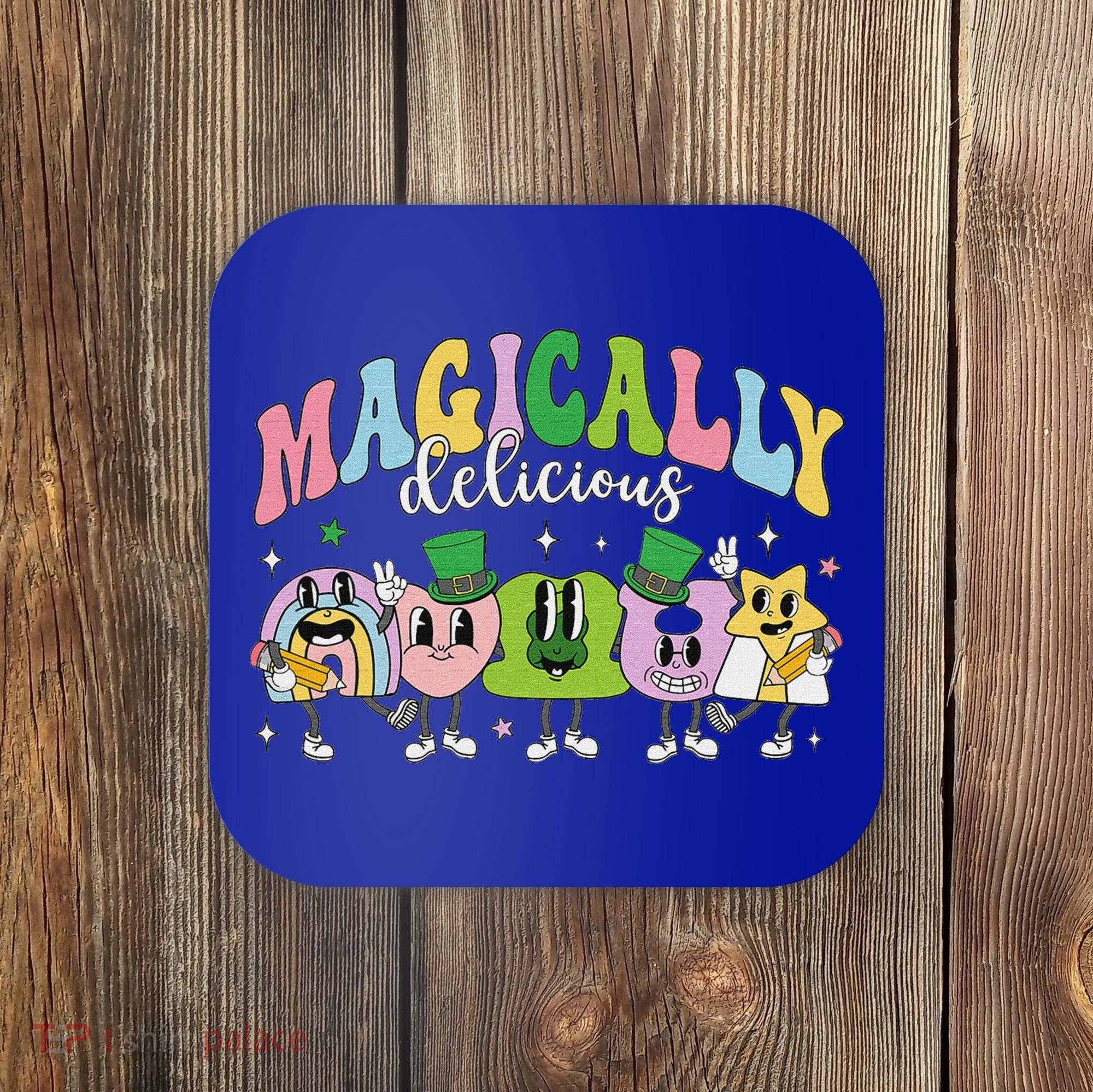 Lucky Cereal Marshmallow Shapes Magically Charms Delicious Coaster