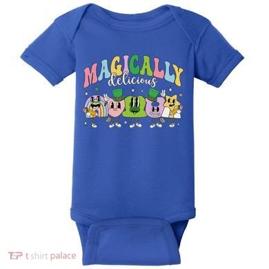 Lucky Cereal Marshmallow Shapes Magically Charms Delicious Baby Bodysuit