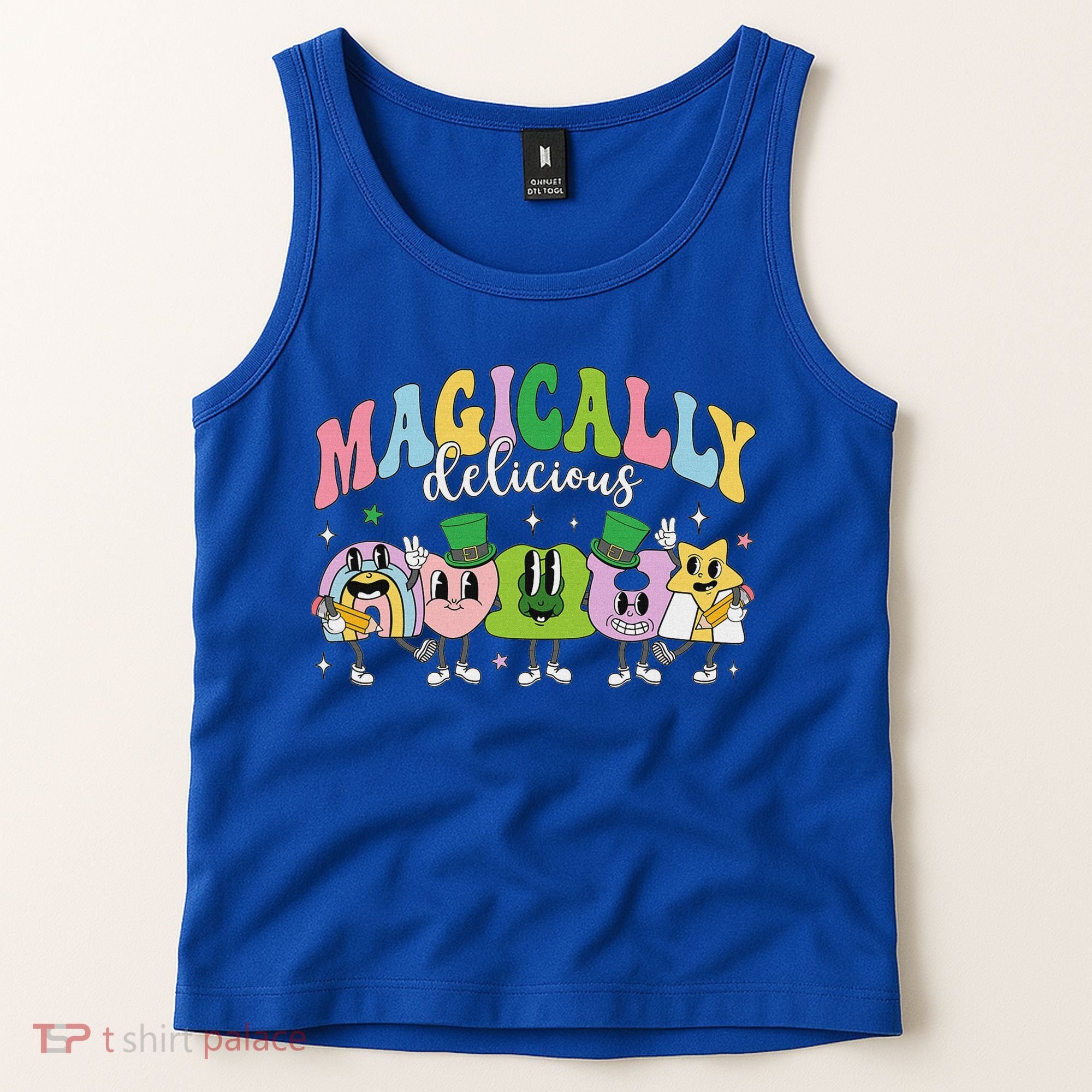 Lucky Cereal Marshmallow Shapes Magically Charms Delicious Tank Top