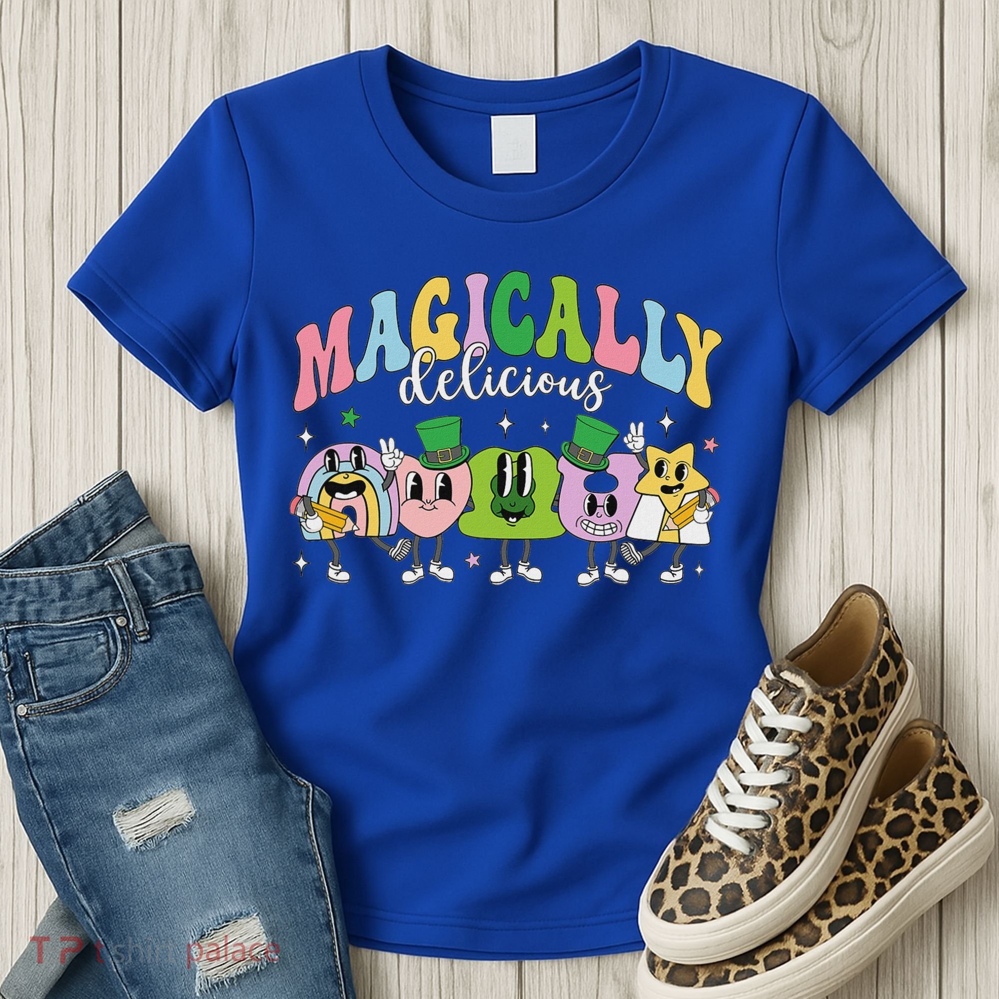 Lucky Cereal Marshmallow Shapes Magically Charms Delicious Women's T-Shirt