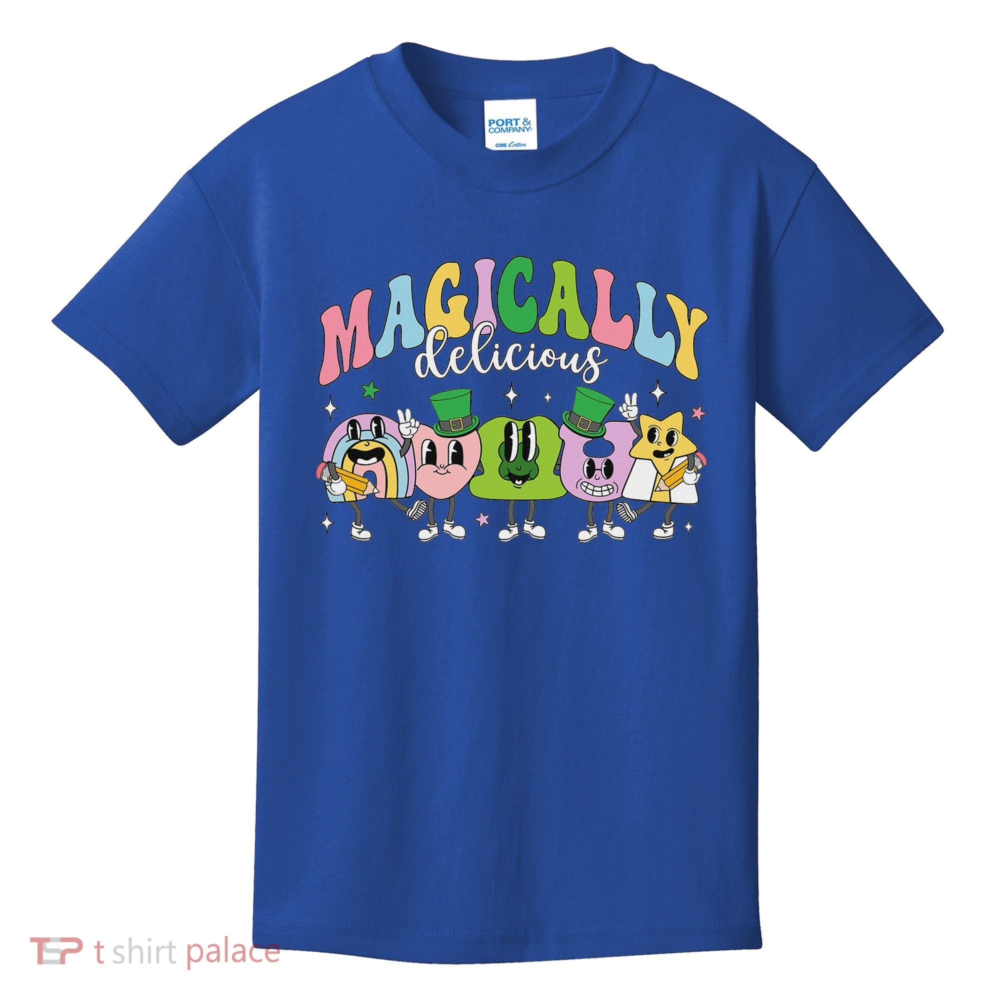 Lucky Cereal Marshmallow Shapes Magically Charms Delicious Kids T-Shirt